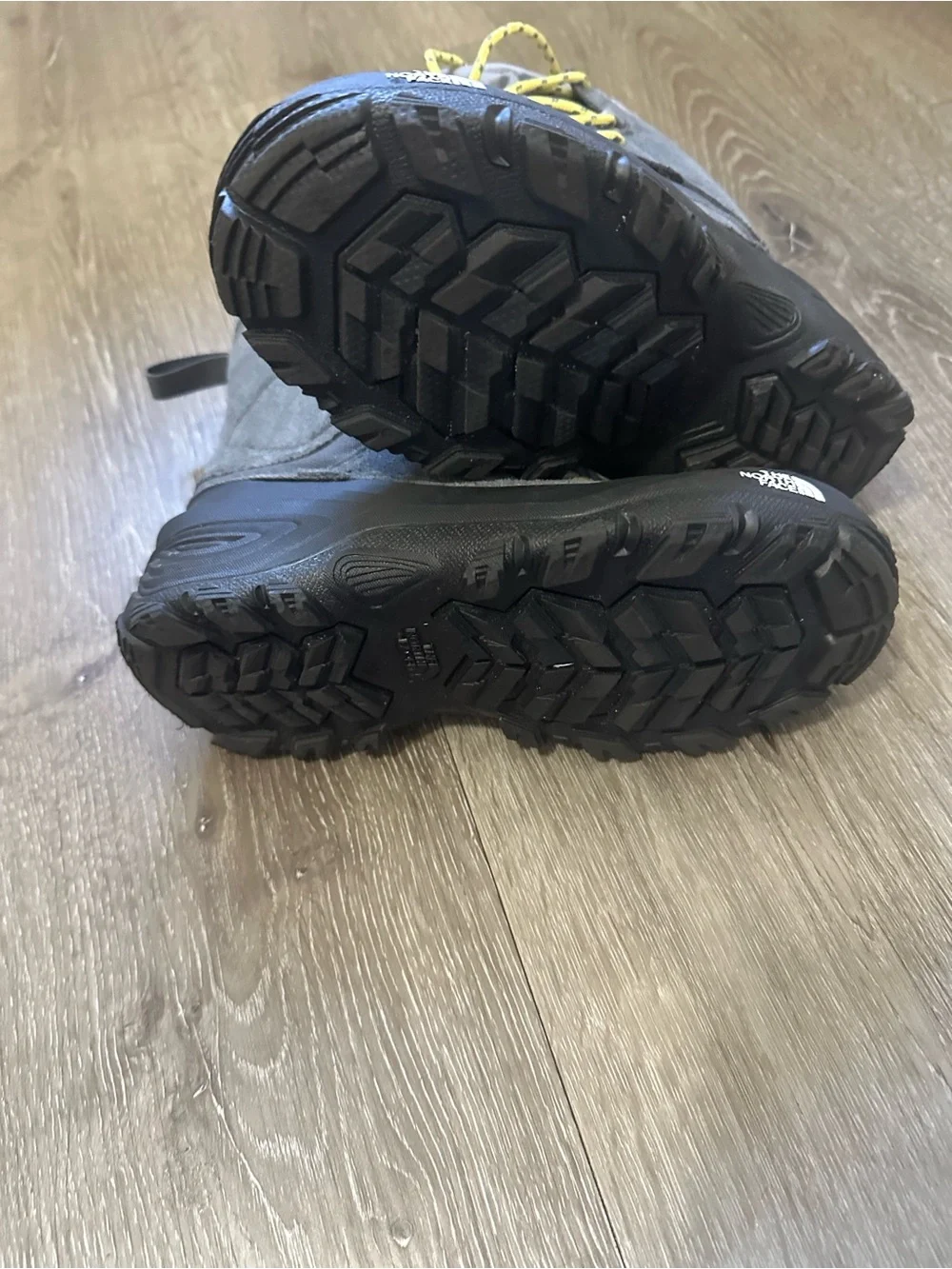 The North Face Red Fleece-Lined Insulated Boot Interior